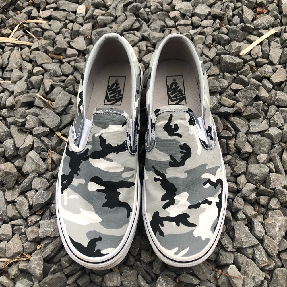 Slip on vans. They were worn very little. They’re coming from a smoke free home.